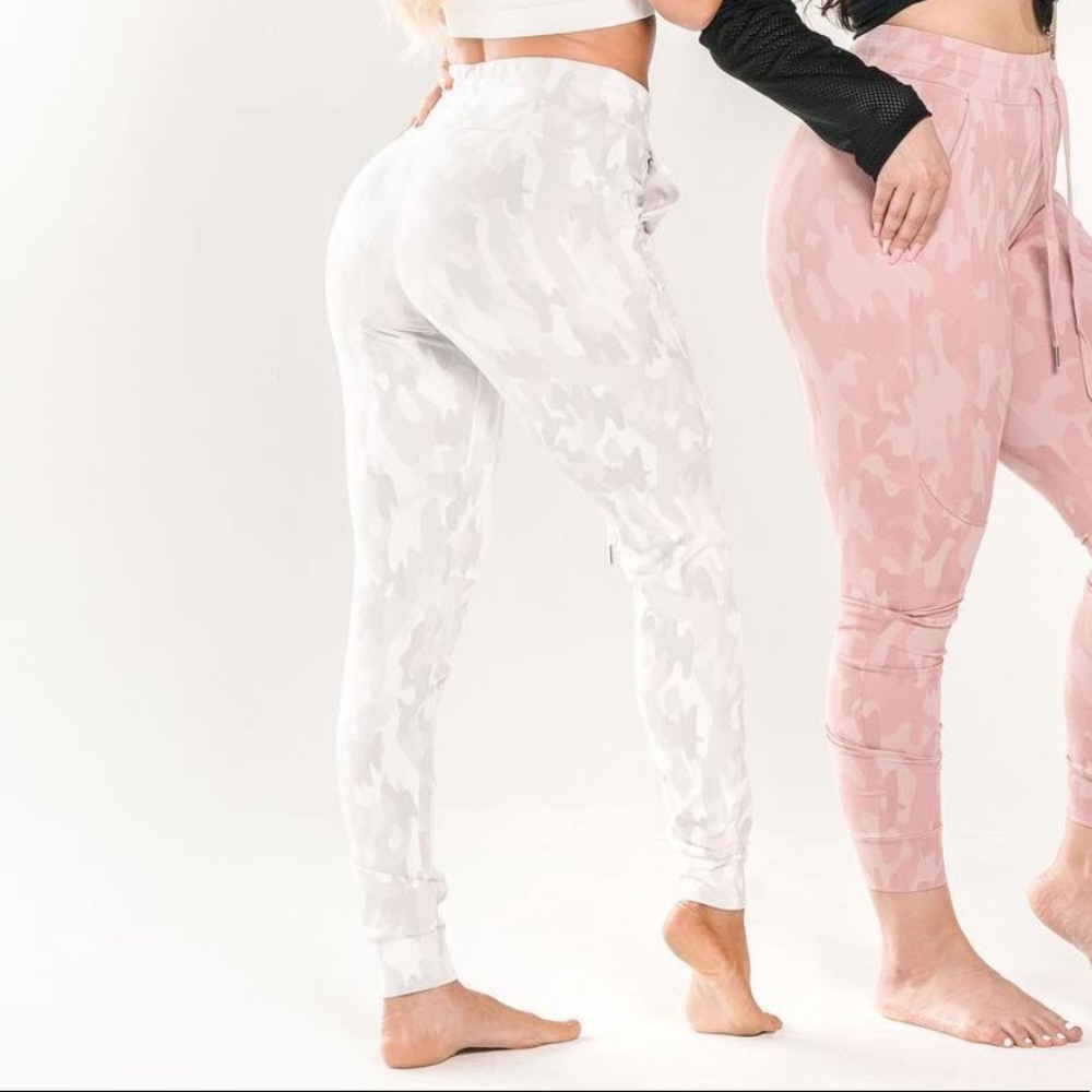 Buffbunny White Camo Joggers